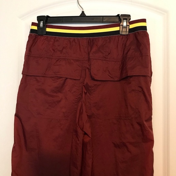 Free People Red Ripple Sport Pants XS parachute - Picture 4 of 7